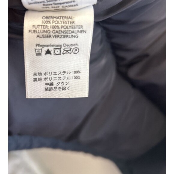 Eddie Bauer Down Puffer Vest Blue Small Gorp Core Hiking Camping BAck to School - Picture 5 of 5